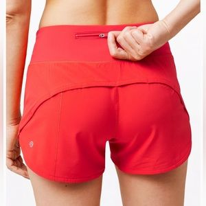 Lululemon Speed Up Mid-Rise Lined Short 4"